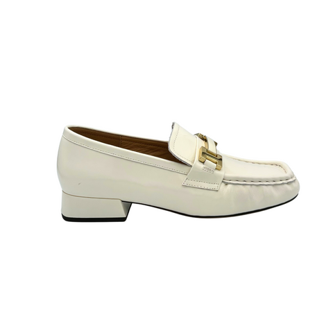 Buckle Sheep Patent Leather Loafer