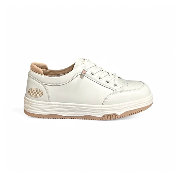 Two-Tone Calfskin Everyday Sneakers