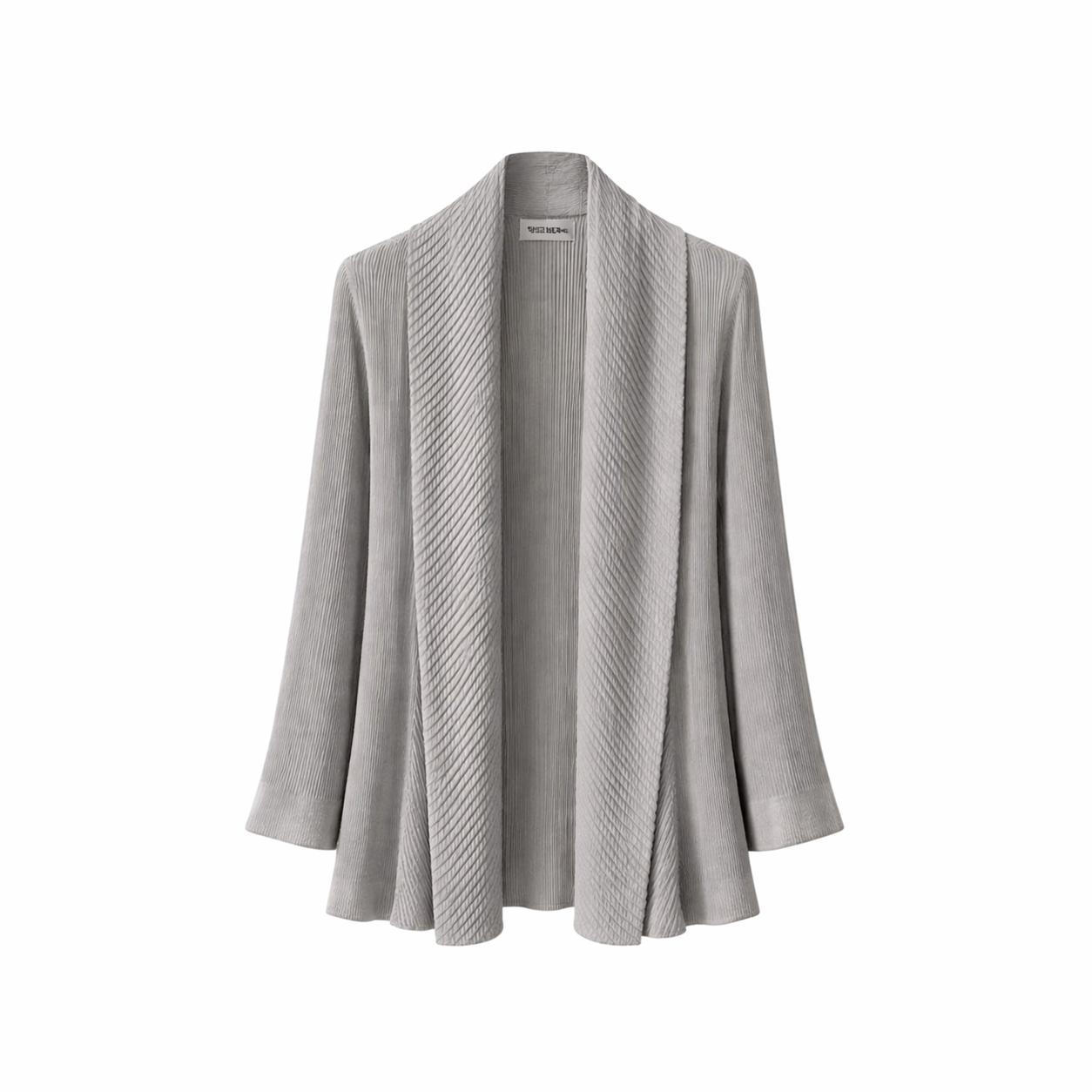 Drape Pleat Cardigan