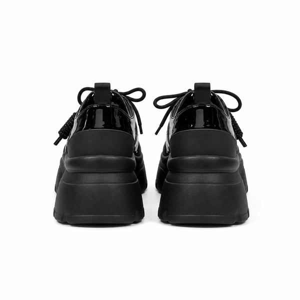 Onyx Rebel Platform Sneakers