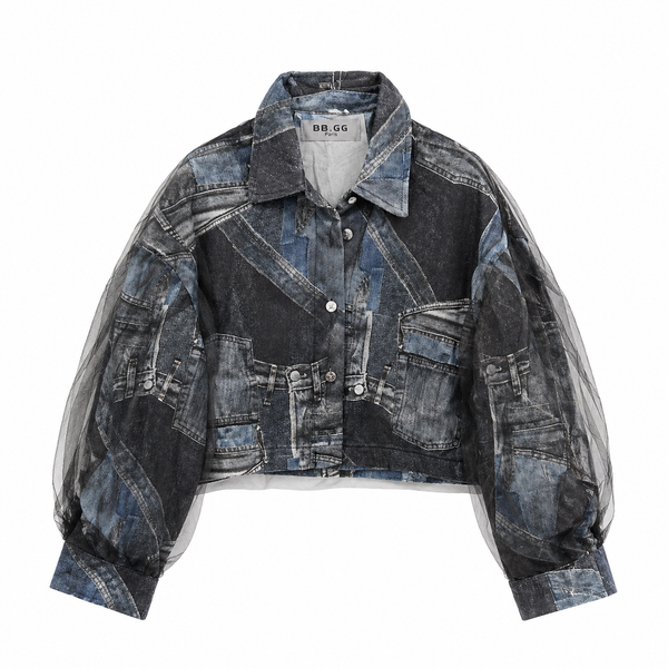 Shadow Veil Patch Jacket
