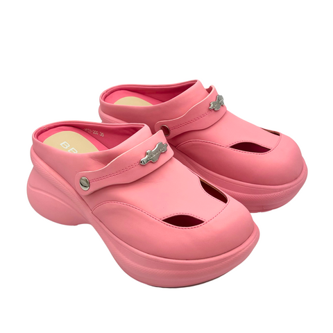 Causal Clogs Slip Platform Shoes