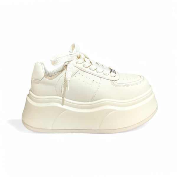 Bordeaux Edge Platform Sneakers