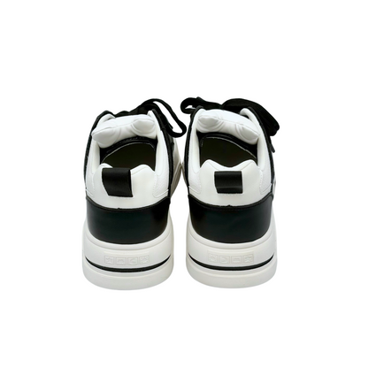 Bunny Black & White Platform Sport Shoes