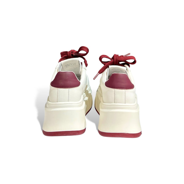 Bordeaux Edge Platform Sneakers
