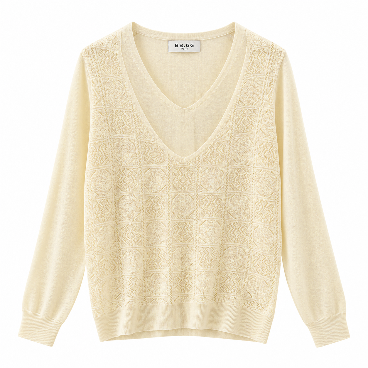 Aurelia Lace Knit Sweater