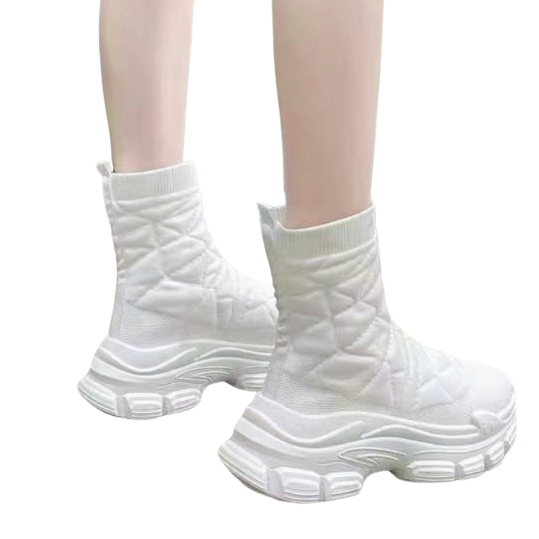 Thicker Knitted Ankle Sock Sneakers