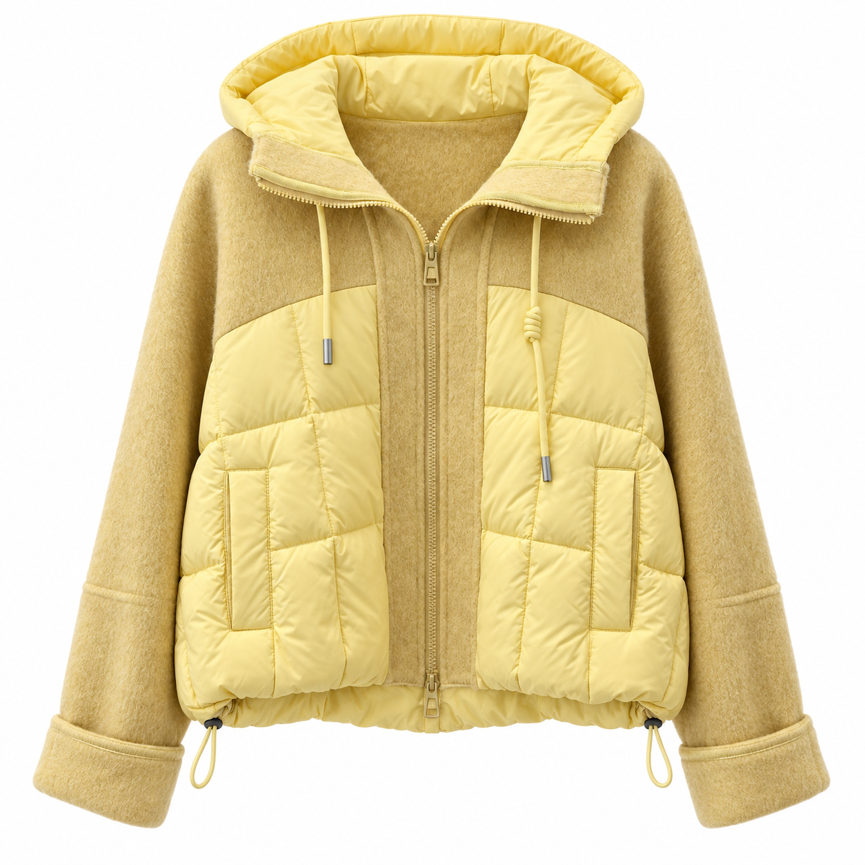 Elara Mixed-Media Jacket