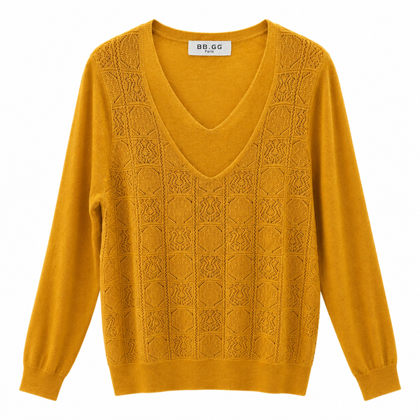 Aurelia Lace Knit Sweater