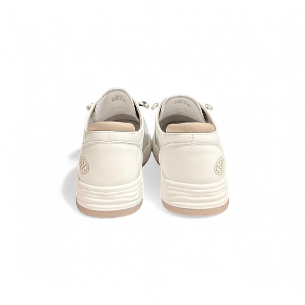 Two-Tone Calfskin Everyday Sneakers