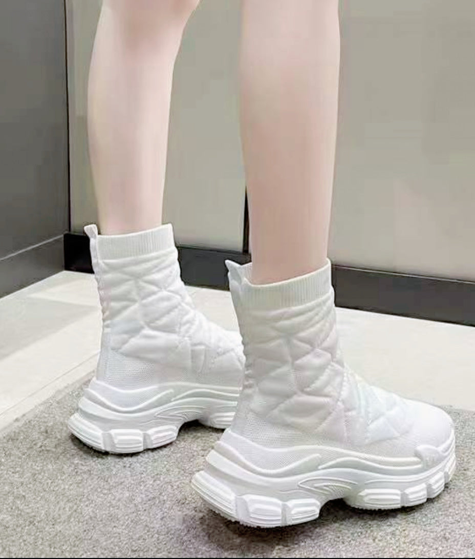 Thicker Knitted Ankle Sock Sneakers