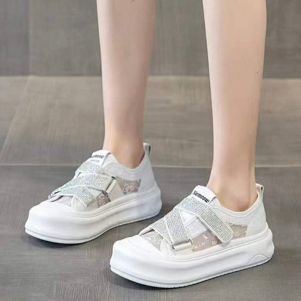 Sparkle Mesh Bear Sneakers