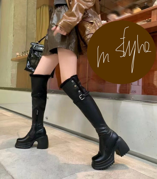 Calf Leather Riding Boots