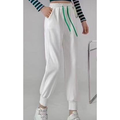 Casual Sweatpants Loose Embroidered Letters Thin Sports Pants