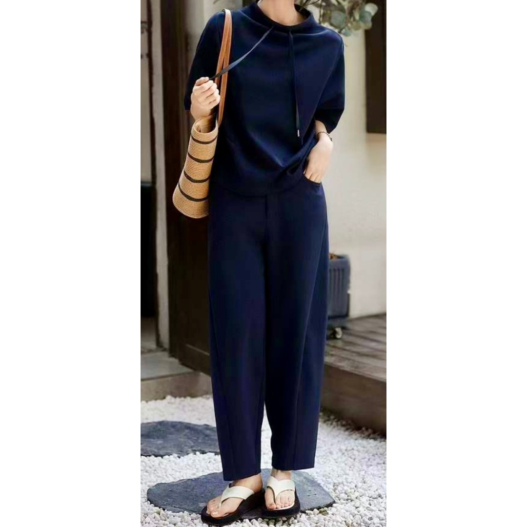 Sleek Hidden Placket Pleated High Waisted Wide Pants Culottes