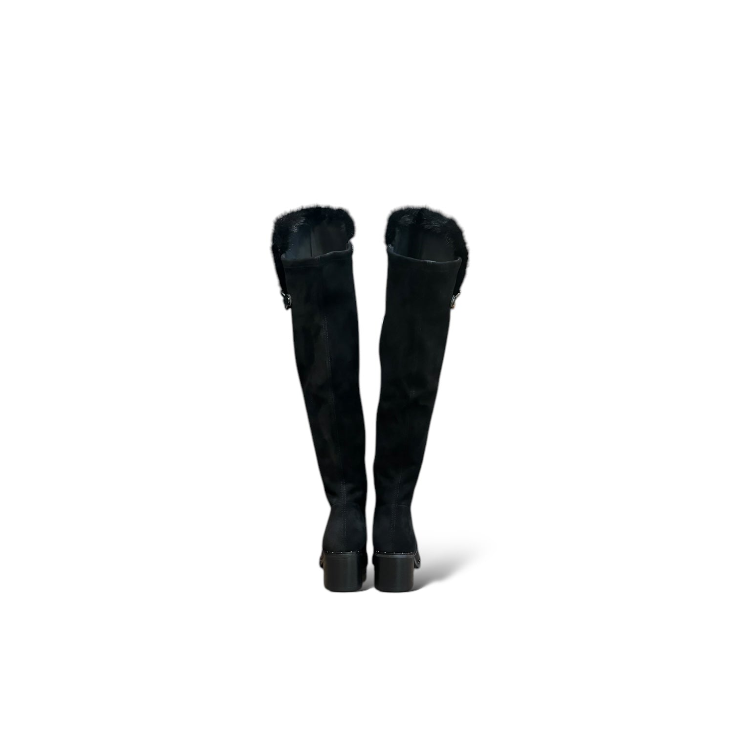 Mid-heel Chain-adorned Boots