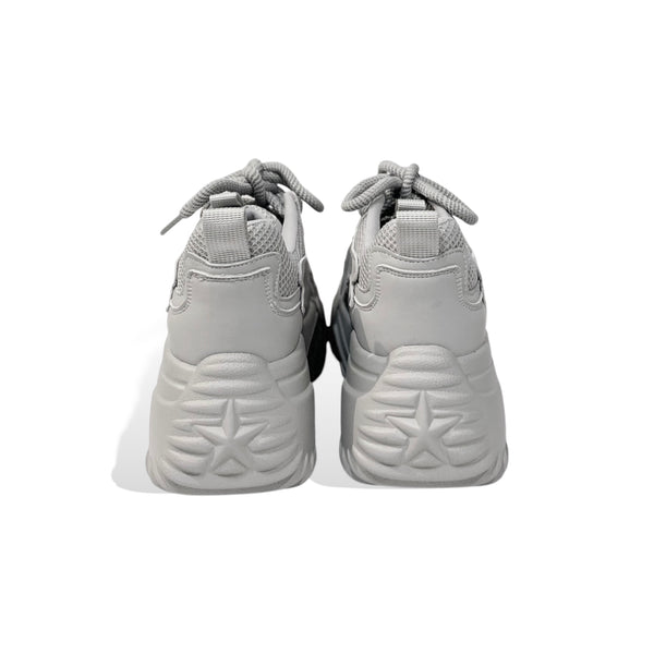 Muted Monochrome Chunky Sneakers
