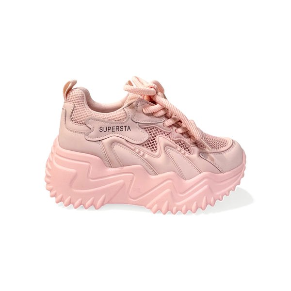 Muted Monochrome Chunky Sneakers