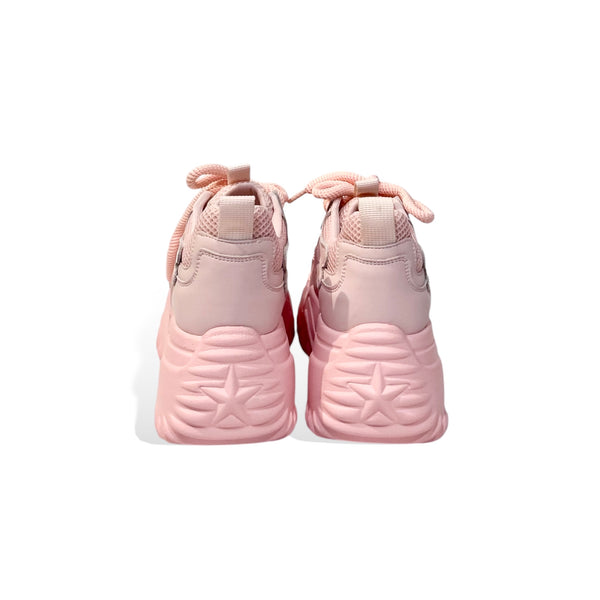 Muted Monochrome Chunky Sneakers