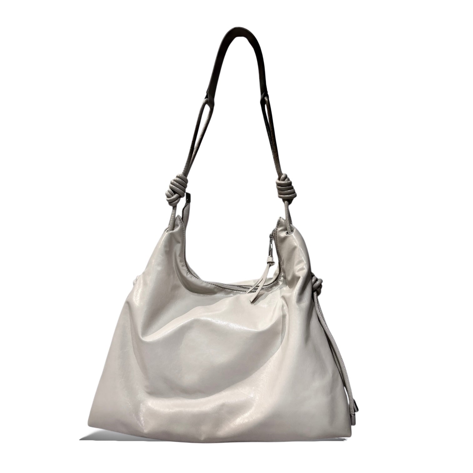 Drift Knot Calfskin Hobo Bag