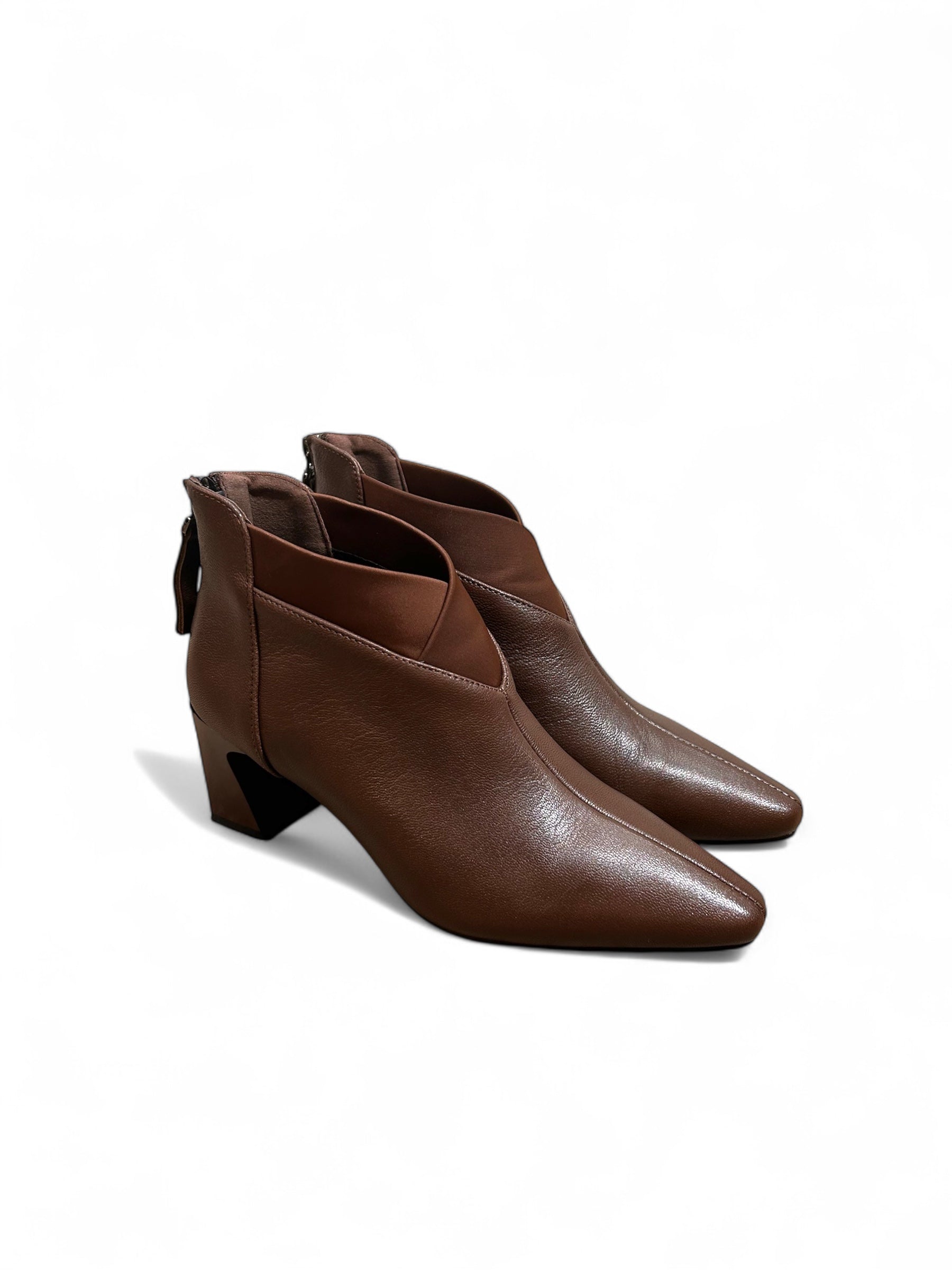 Classic Ankle Boots – Brown & Black