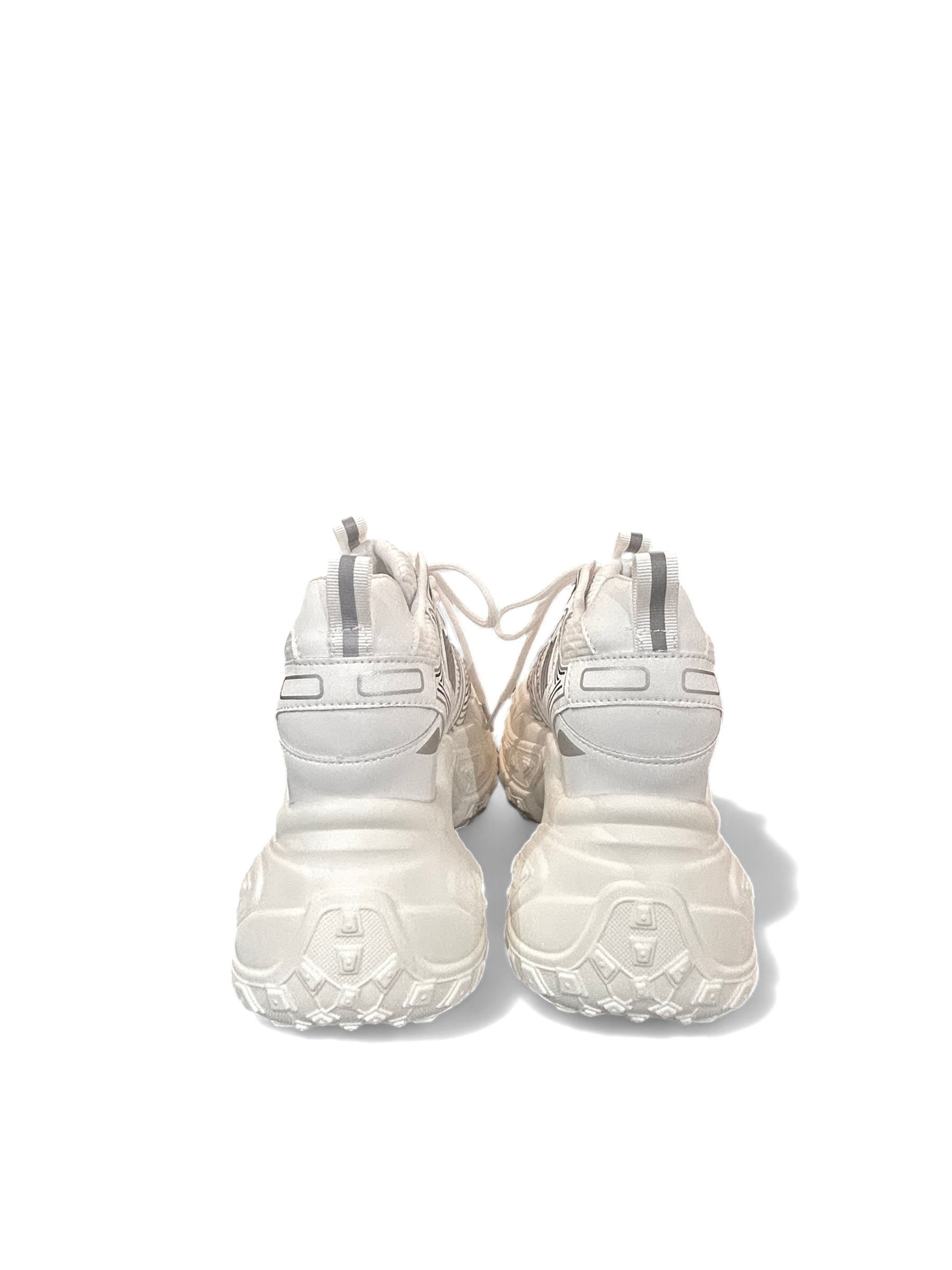 White Chunky Dad Sneakers