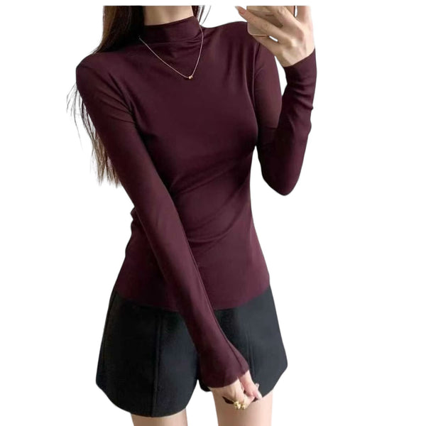 Mock Neck Base Layer Top