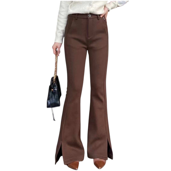 Split Hem Flare Pants