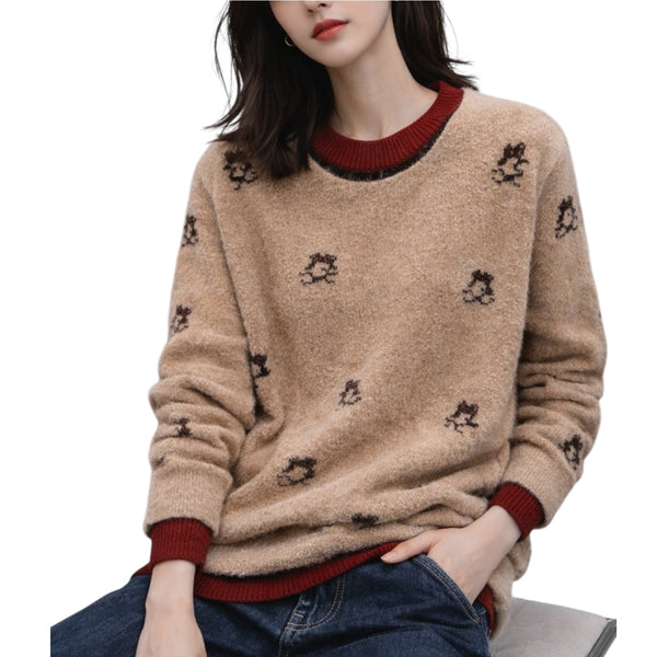 Teddy Knit Crewneck