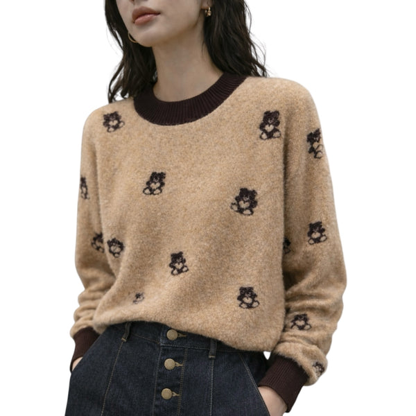 Teddy Knit Crewneck