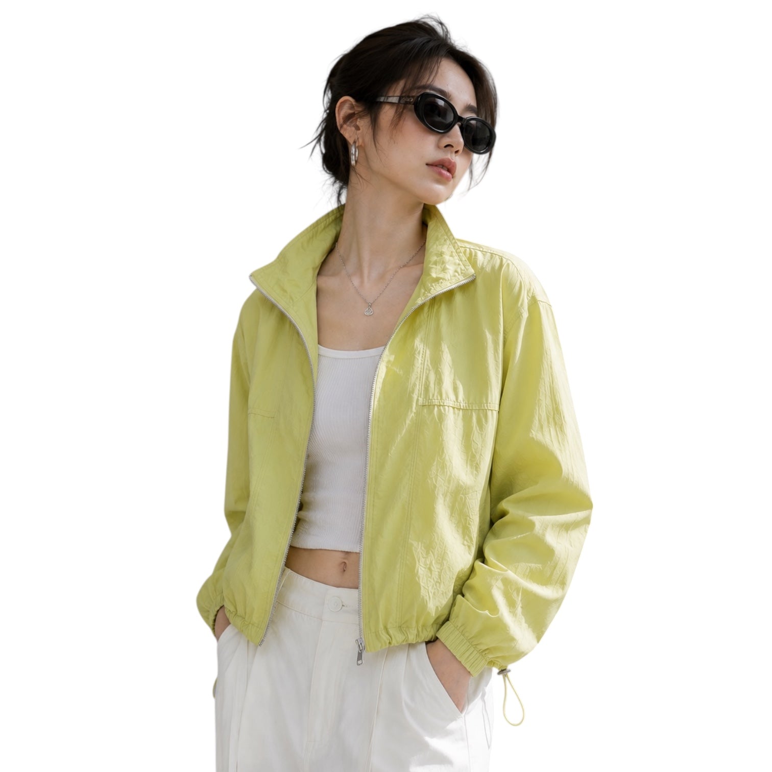 Aero Silk Zip Blouson
