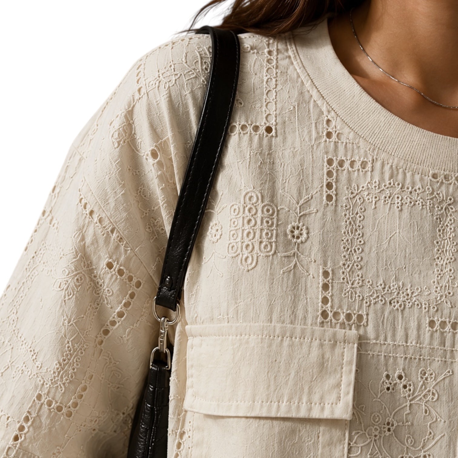 Cutwork Broderie Tee
