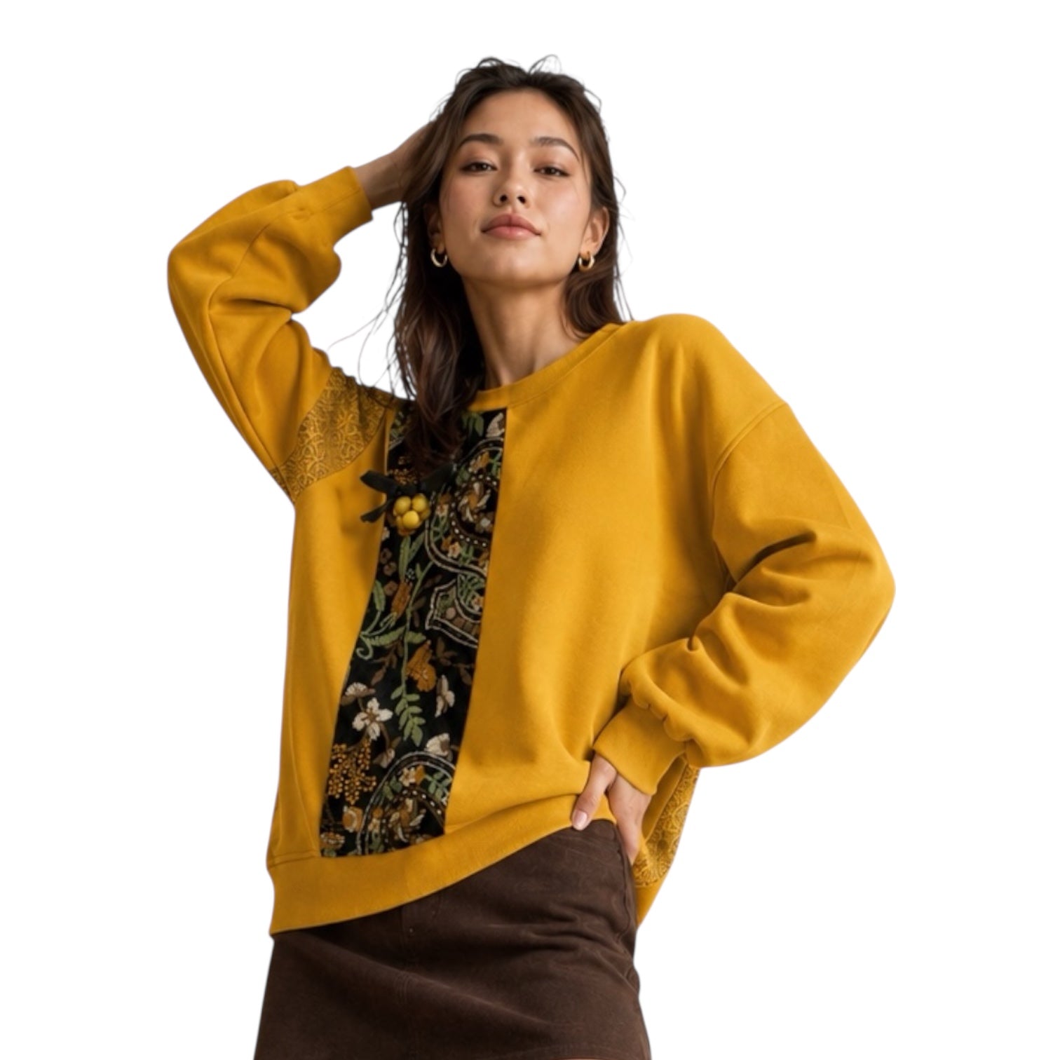Secret Garden Embroidered Sweatshirt