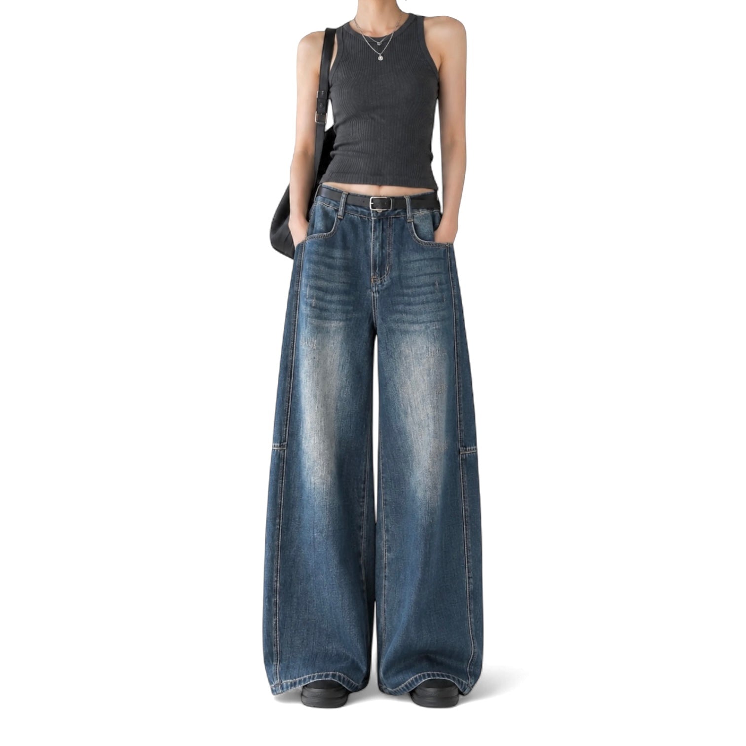 Embossed Pants