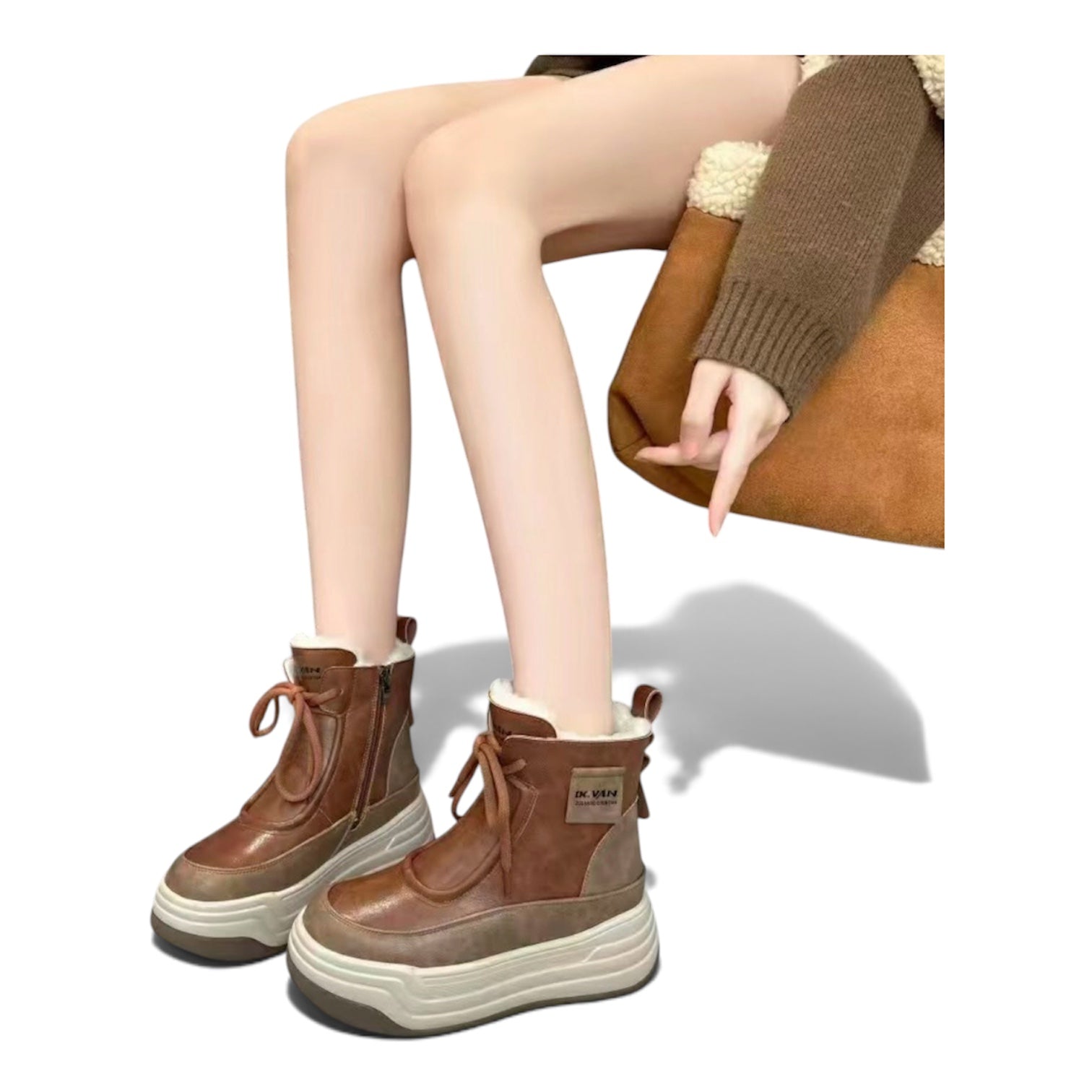 Aster Cozy Platform Booties