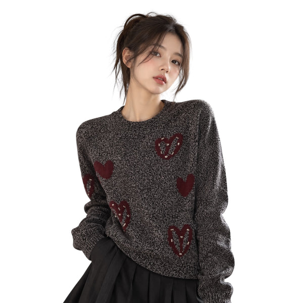 Amour Heart Knit
