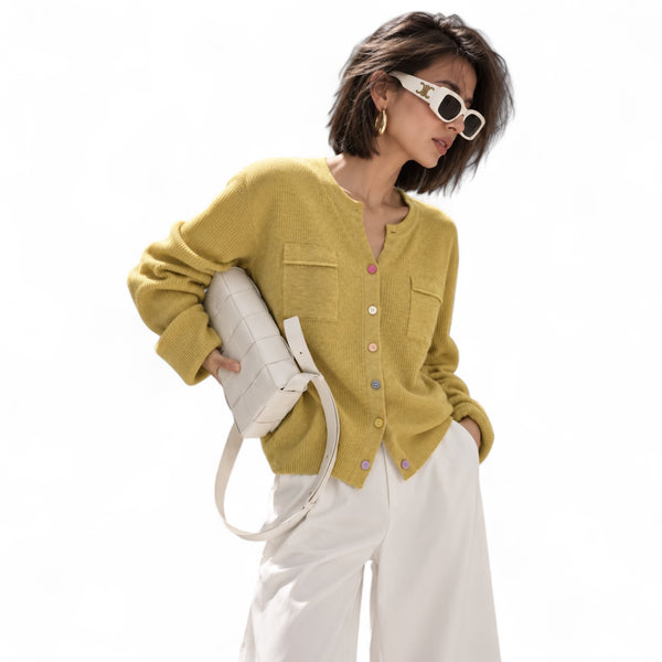 Color Pop Cashmere Cardigan