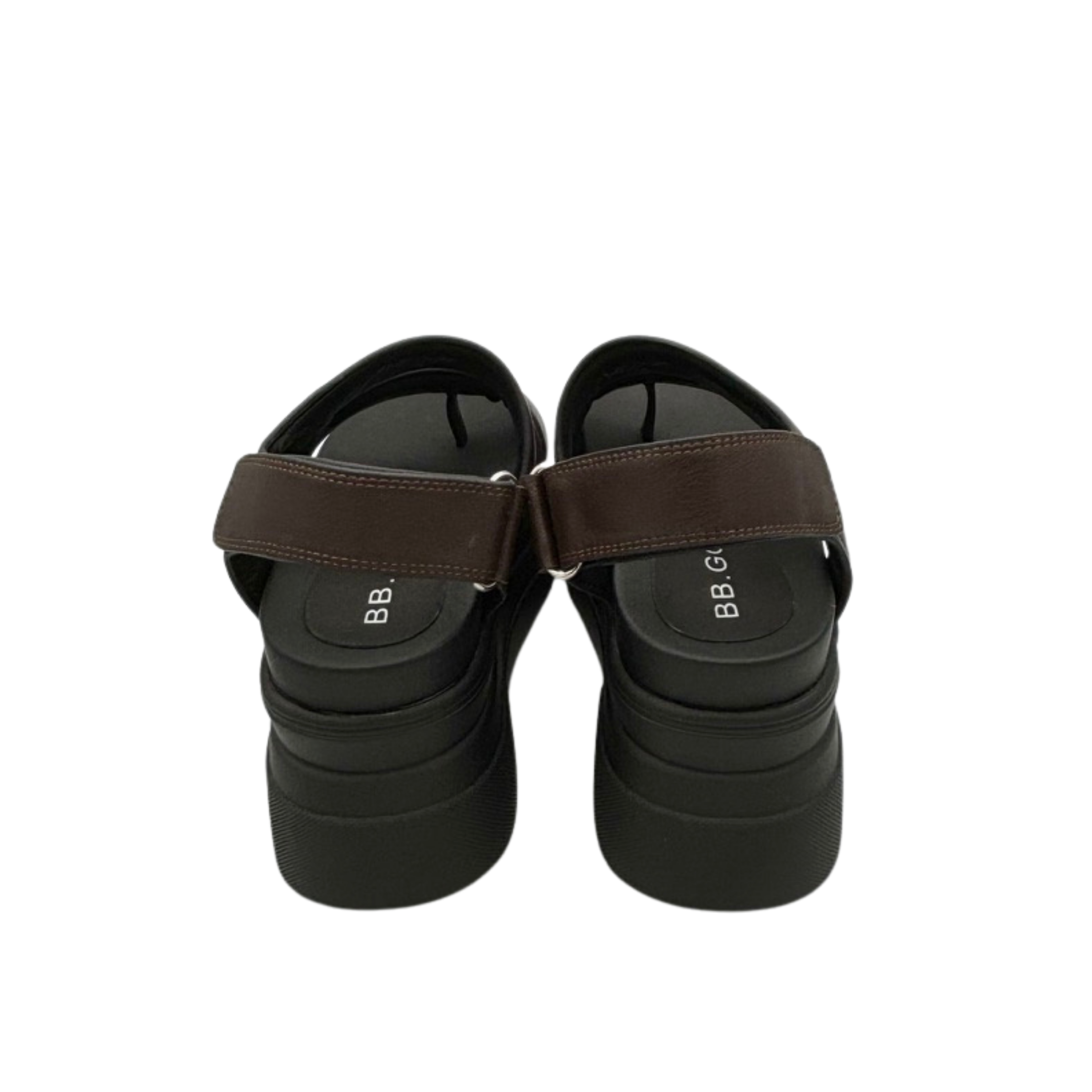 Toe Loop Platform Sandals – - Main Image