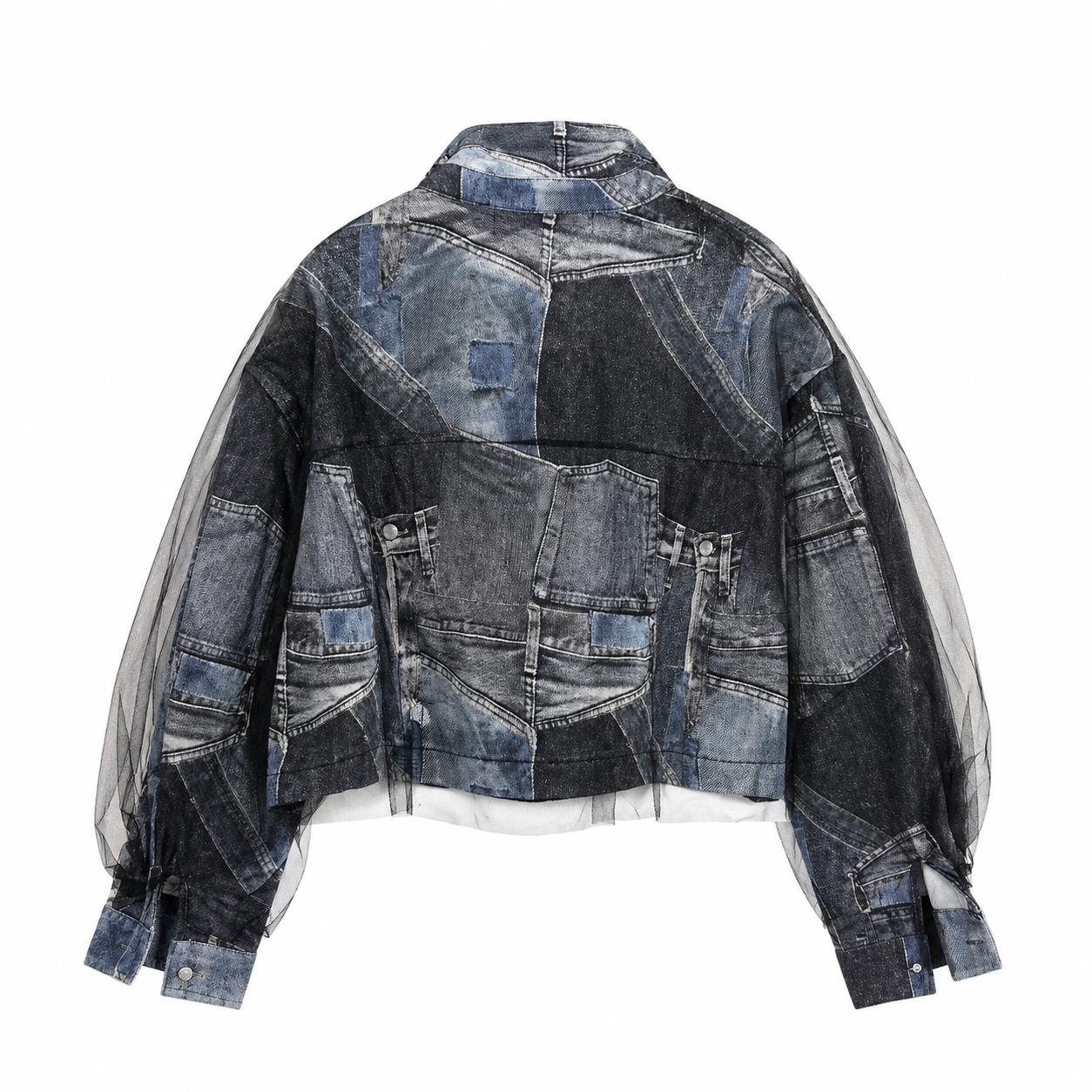 Shadow Veil Patch Jacket