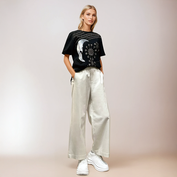 Celestial Glow Embellished Tee