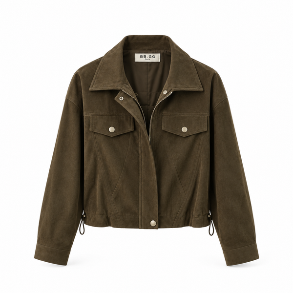 Arden Suede Cropped Jacket