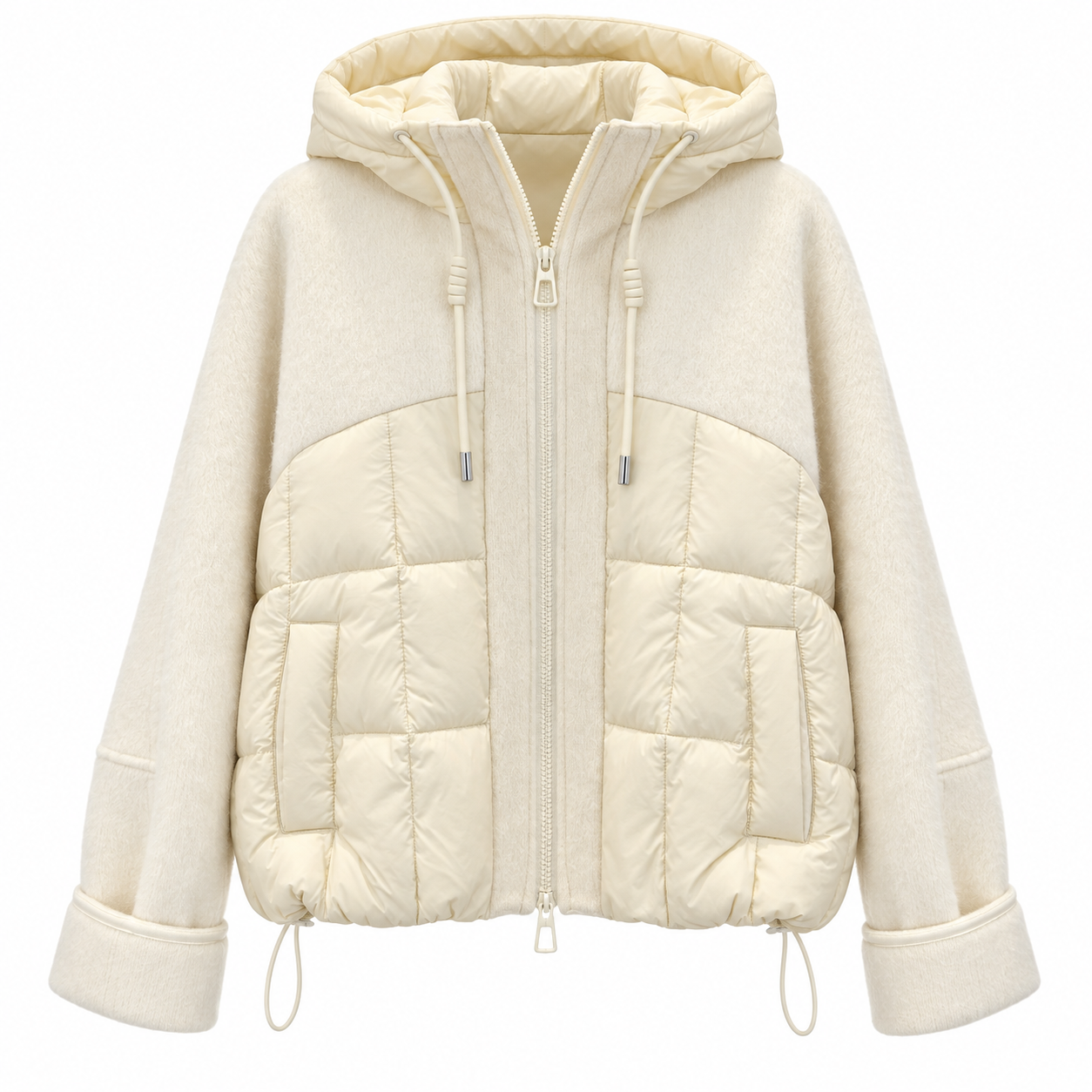 Elara Mixed-Media Jacket
