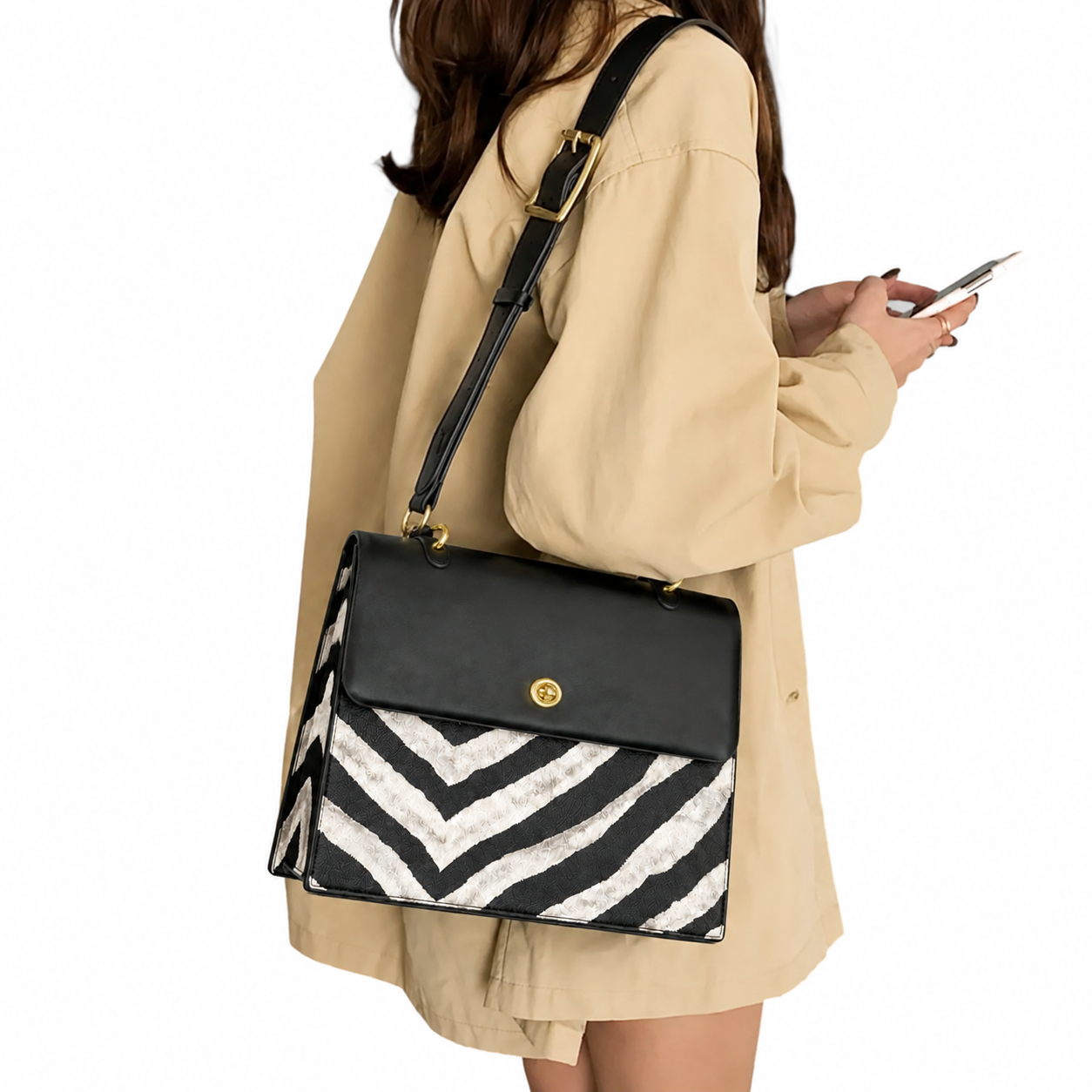 Savanna Zebra Shoulder Bag