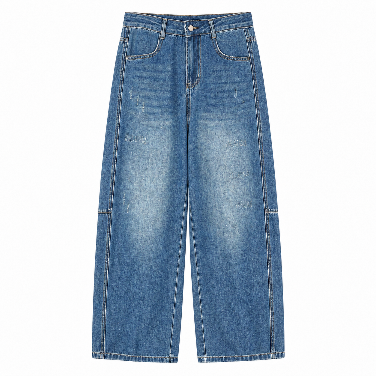 Embossed Pants