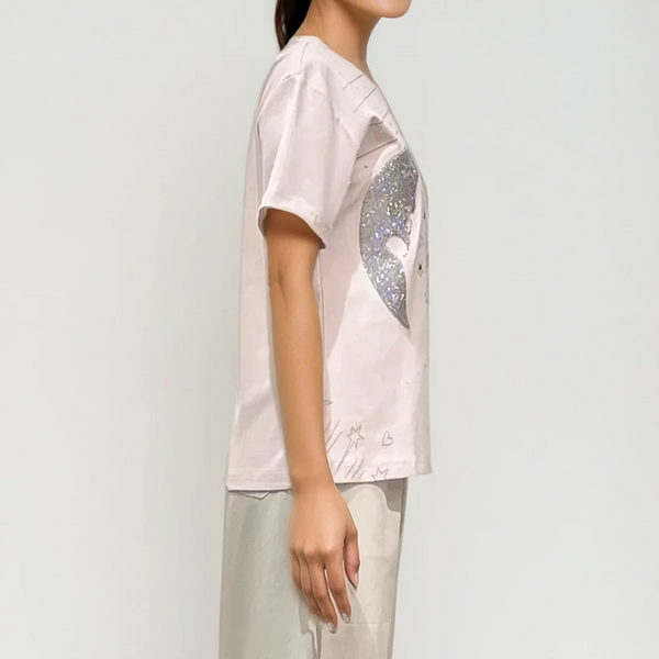 Celestial Glow Embellished Tee