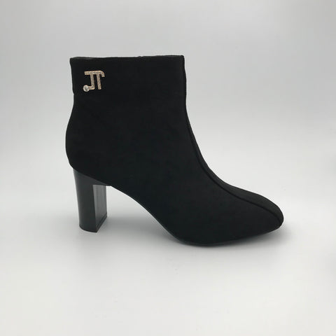 BB.GG Square toe classic low heels ankle boots
